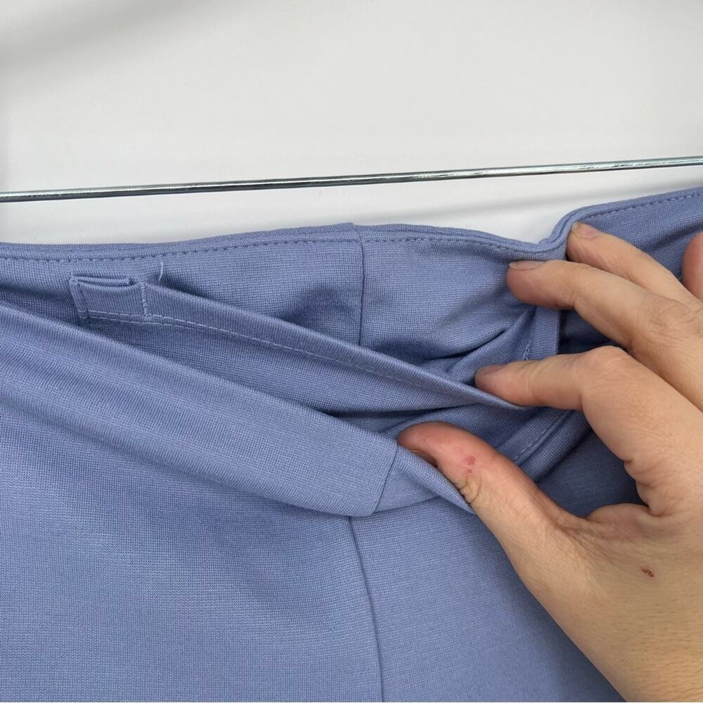 Fabletics 24/7 Skinny Flare Pant High Rise Wedgewood Blue Leggings Small - Picture 4 of 8